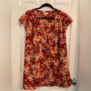 Liz Lange Maternity Vibrant Red and Orange Blouse. Size XL $10